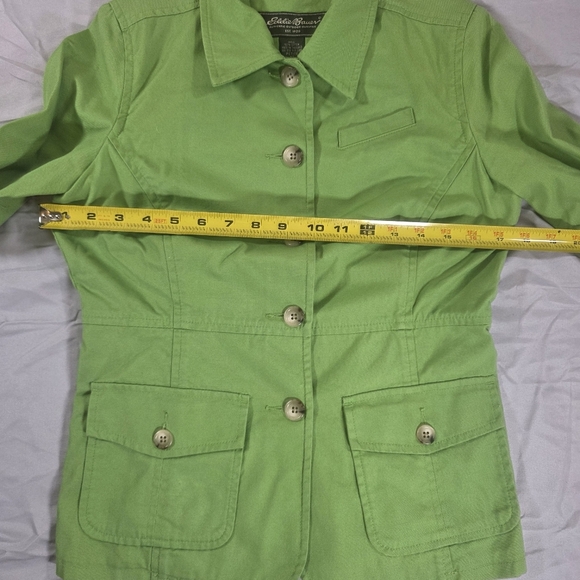 Eddie Bauer Green Button-Up Women's Jacket - Picture 4 of 9